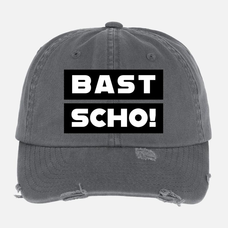 Bast Scho! Flexfit Vintage Destroyed Cap