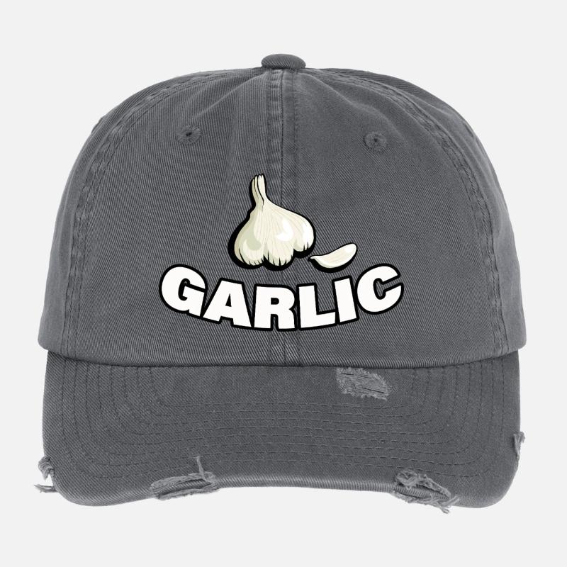 garlic Flexfit Vintage Destroyed Cap