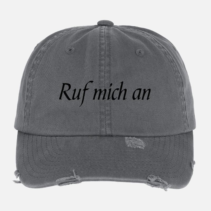 Ruf mich an Flexfit Vintage Destroyed Cap