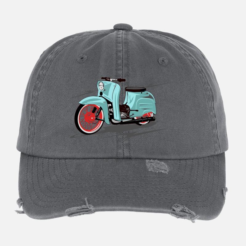 Simson Schwalbe mint, peppermint Flexfit Vintage Destroyed Cap