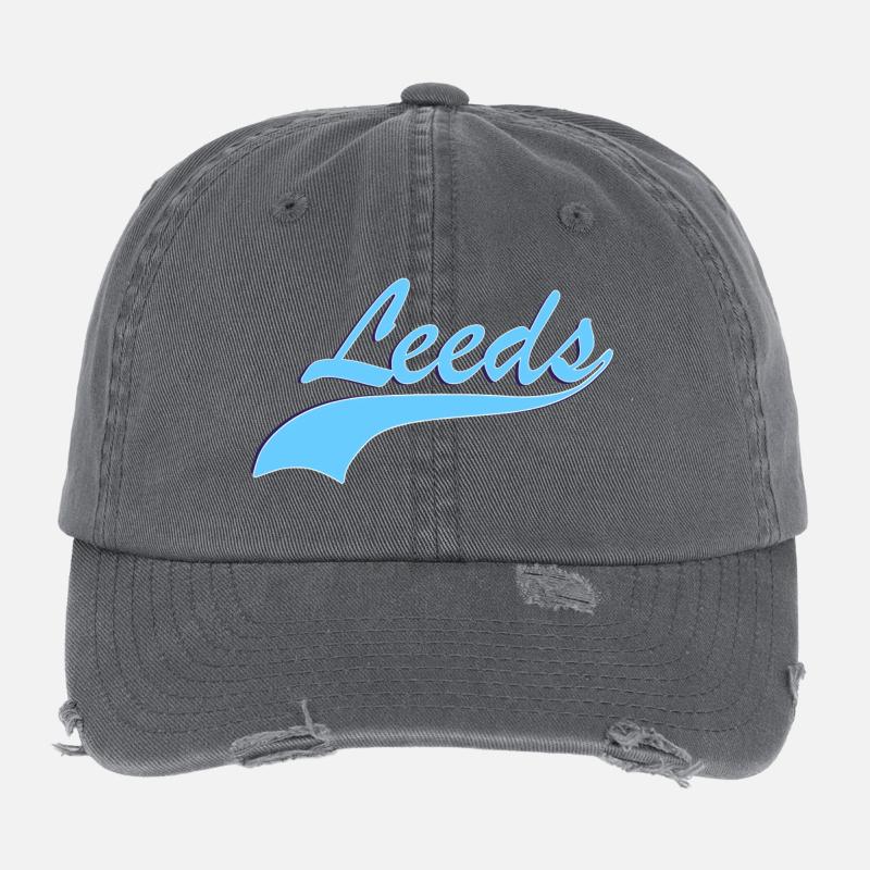Leeds Casquette vintage effet usé Flexfit