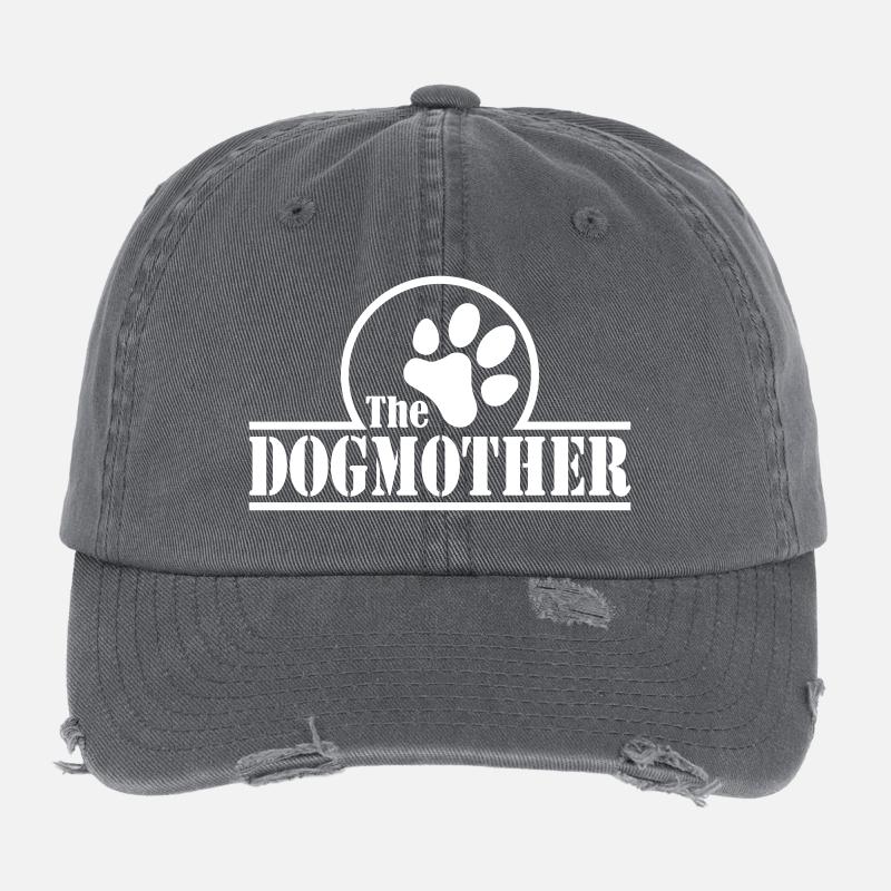 La mère de chien Casquette vintage effet usé Flexfit