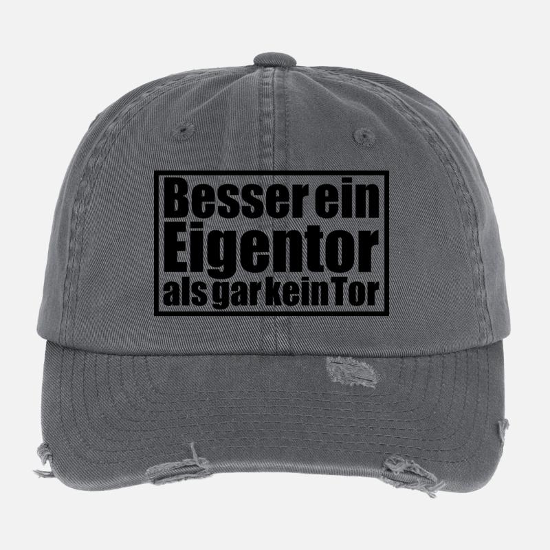 Besser ein Eigentor Flexfit Vintage Destroyed Cap