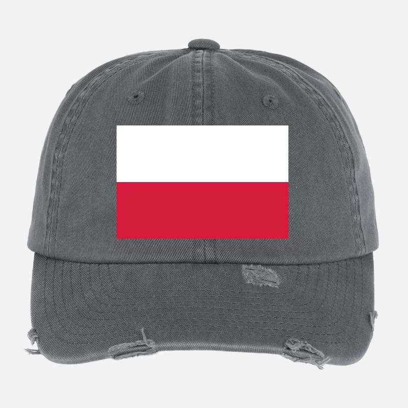 Pologne Casquette vintage effet usé Flexfit