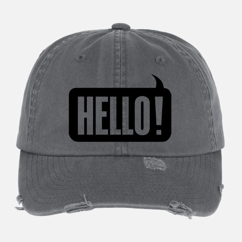 Hello! Casquette vintage effet usé Flexfit