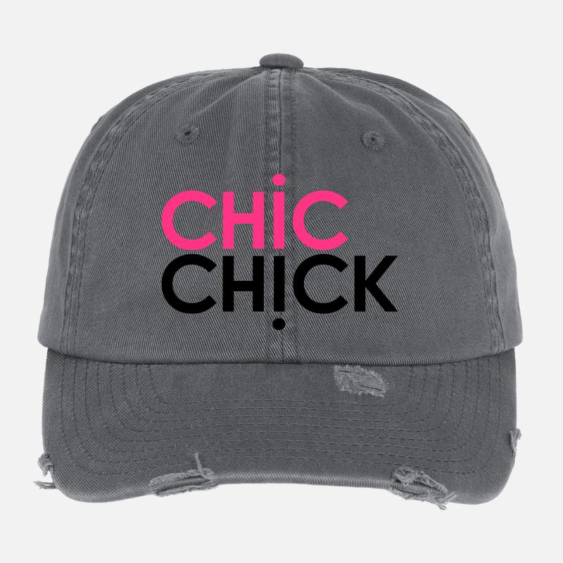 Chic Chick Casquette vintage effet usé Flexfit