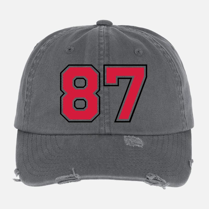 87__f2 Flexfit Vintage Destroyed Cap