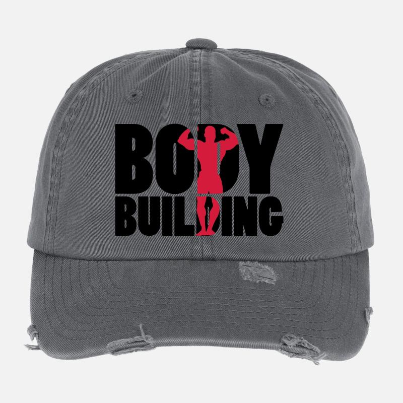 Body Building Casquette vintage effet usé Flexfit