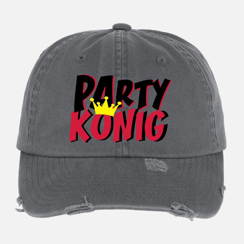 Party King Flexfit Vintage Destroyed Cap