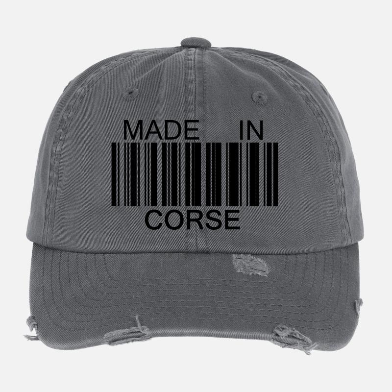 Made in Corse Casquette vintage effet usé Flexfit