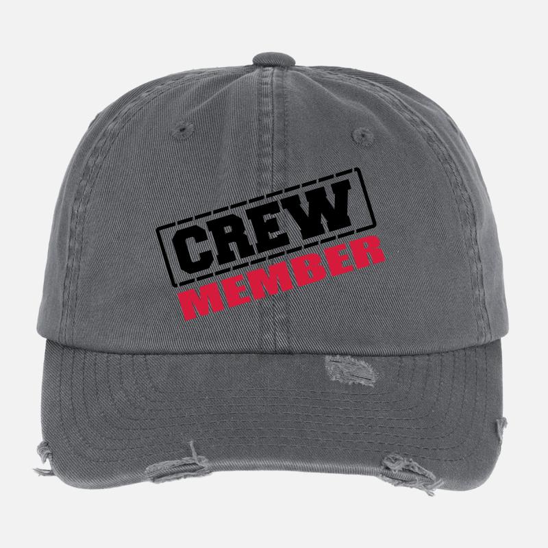 crew_member Flexfit Vintage Destroyed Cap