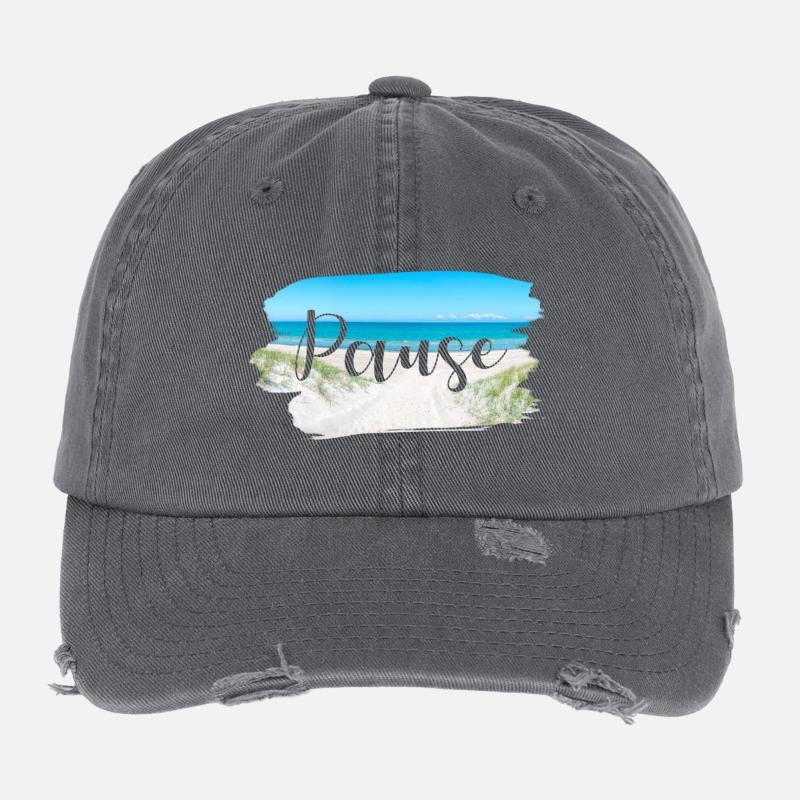 Break Coast Dictons Été Soleil Mer Casquette vintage effet usé Flexfit