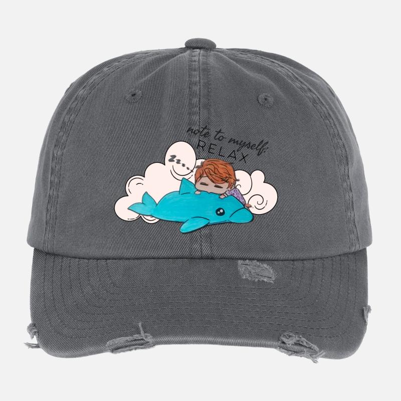 DÉTENDS-TOI Casquette vintage effet usé Flexfit