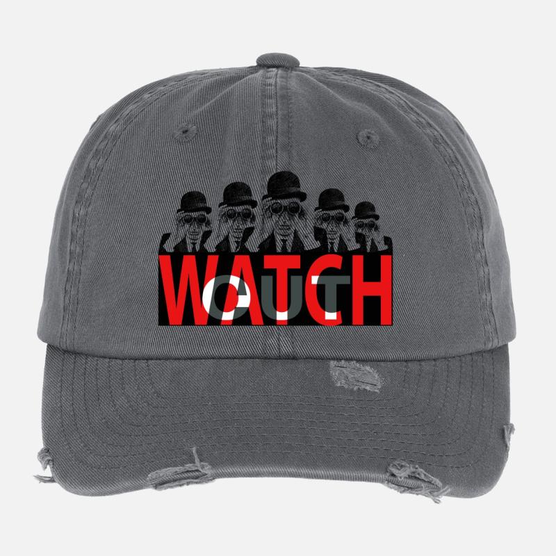 watch out Flexfit Vintage Destroyed Cap