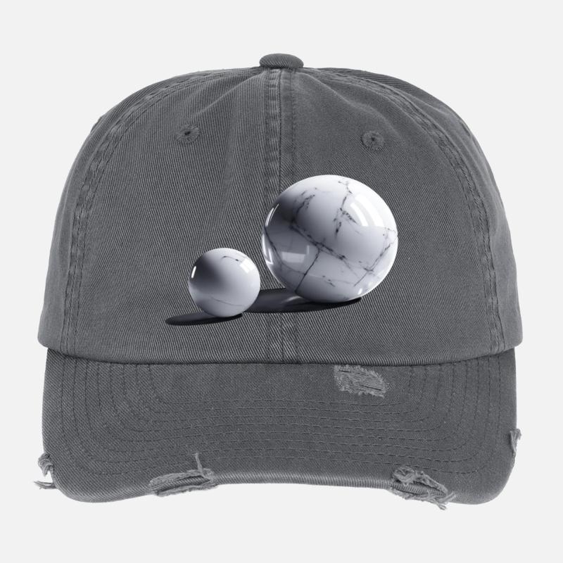 Marmor Kugel/Sphäre Flexfit Vintage Destroyed Cap