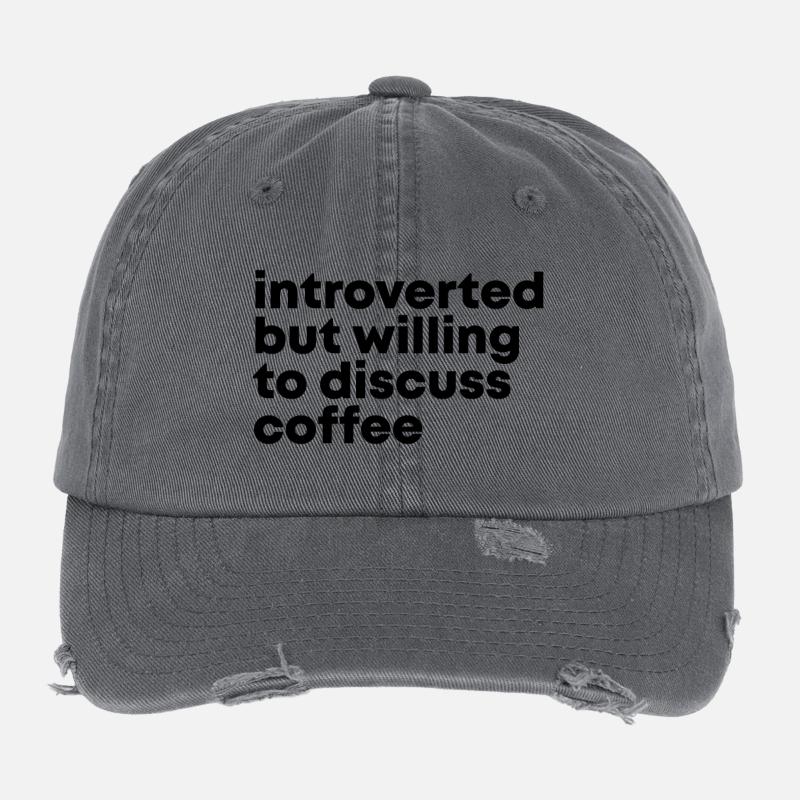 Kaffee Flexfit Vintage Destroyed Cap