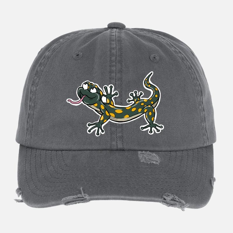 Lézard grimpeur Casquette vintage effet usé Flexfit