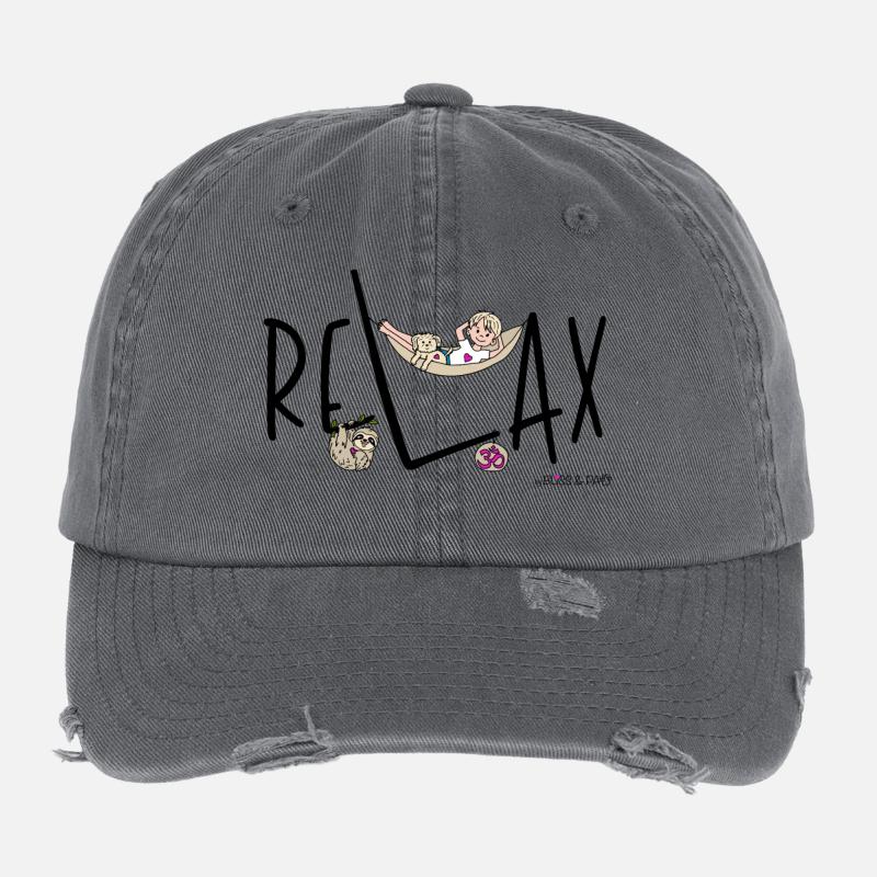 Phil and Paw - Relax Flexfit Vintage Destroyed Cap