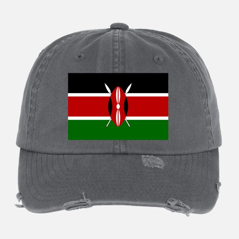 Kenya Flexfit Vintage Destroyed Cap