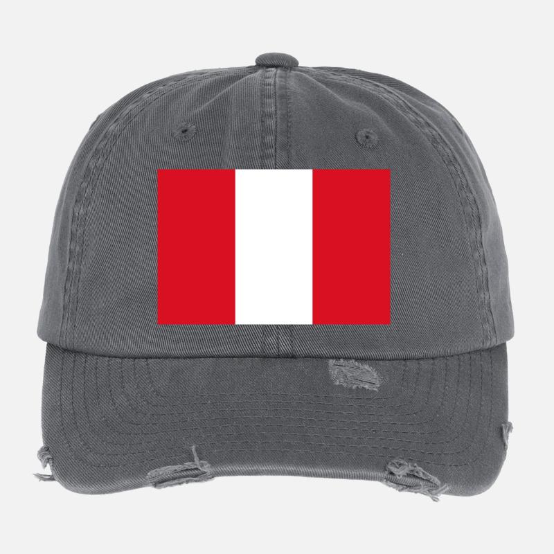 Pérou Casquette vintage effet usé Flexfit