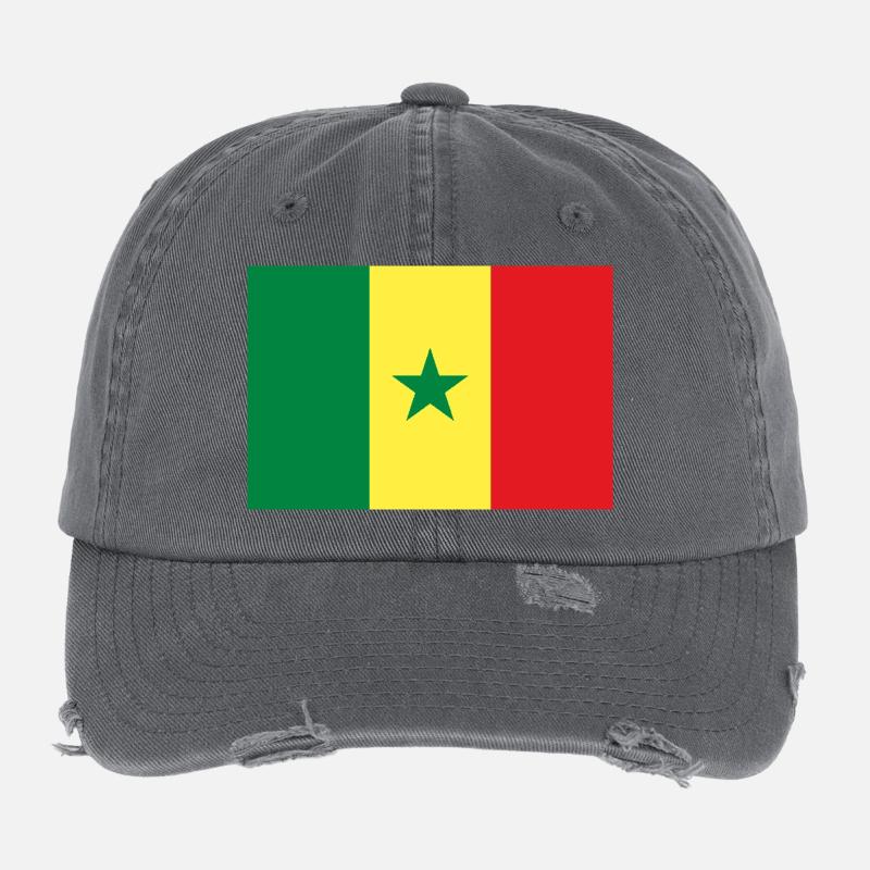 Sénégal Casquette vintage effet usé Flexfit