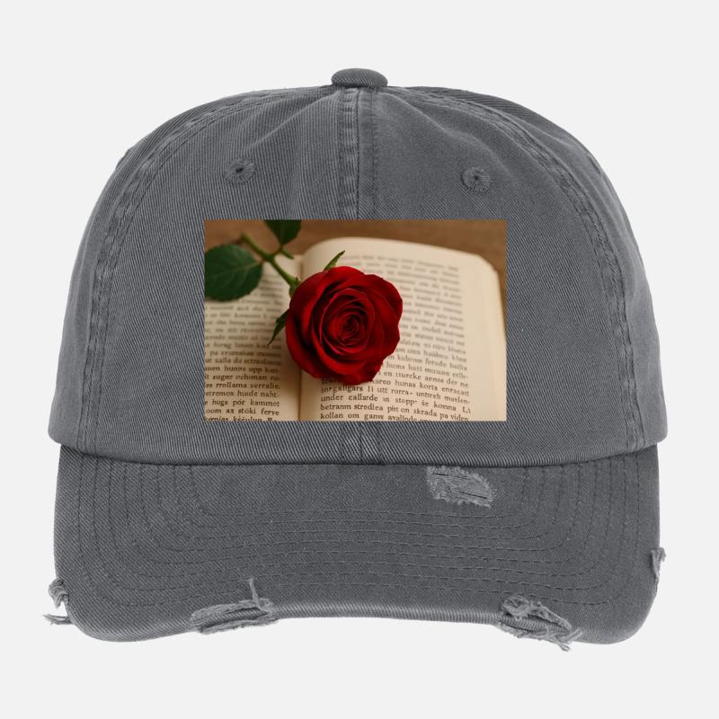 Livre et rose Casquette vintage effet usé Flexfit