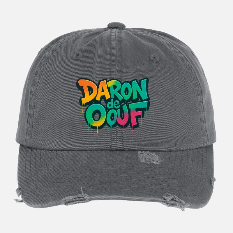 Daron de ouf Flexfit Vintage Destroyed Cap