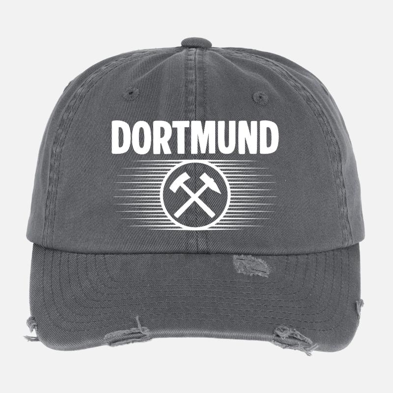 Dortmund Glueck auf Flexfit Vintage Destroyed Cap