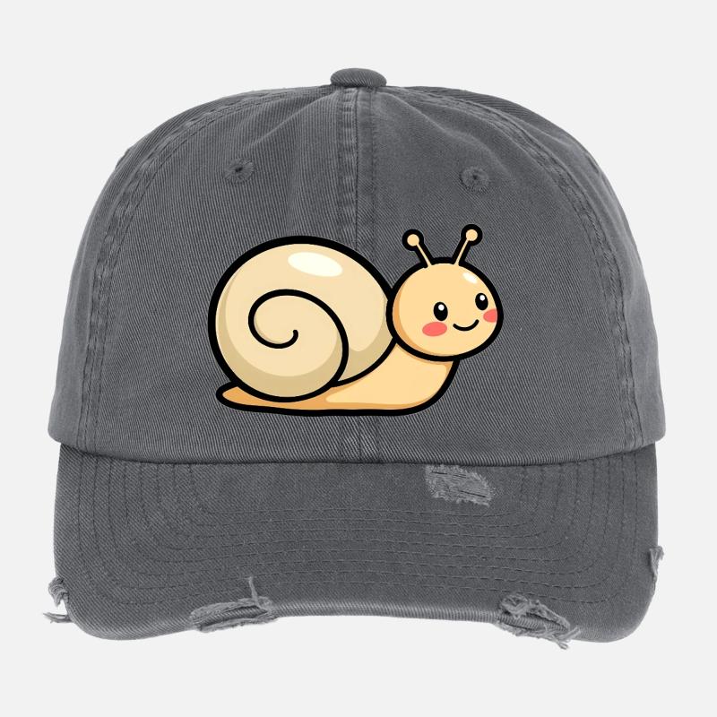 Snail Flexfit Vintage Destroyed Cap