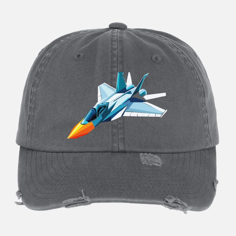 Chasseur à réaction Casquette vintage effet usé Flexfit