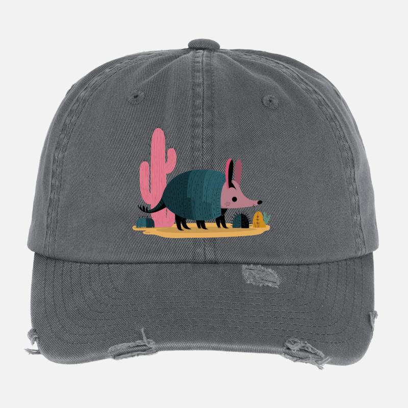 Gürteltier – Cactus Vibes Flexfit Vintage Destroyed Cap