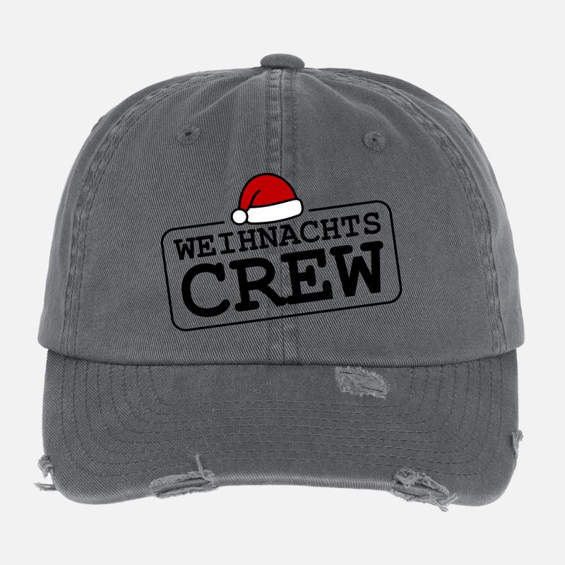 Équipage de Noël Casquette vintage effet usé Flexfit