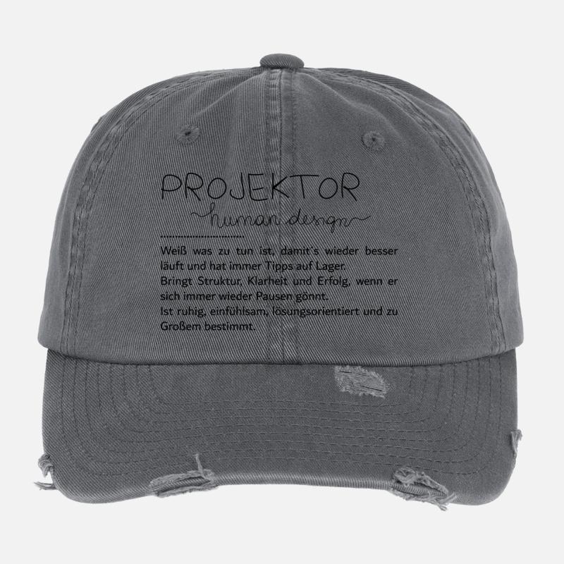 You're a projector Flexfit Vintage Destroyed Cap