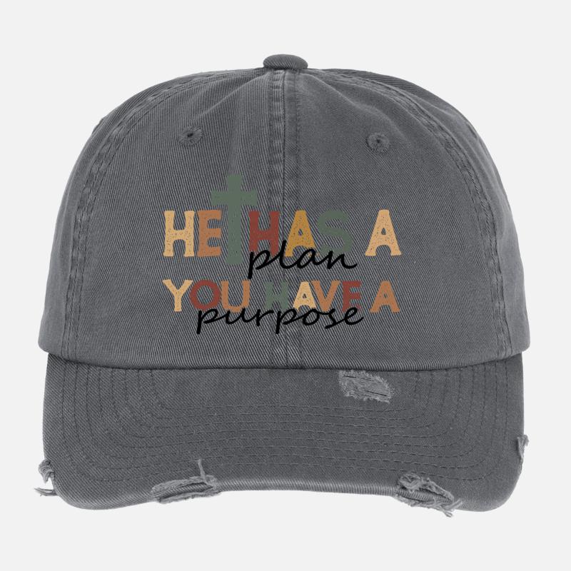 Conception de citation rétro chrétienne Casquette vintage effet usé Flexfit