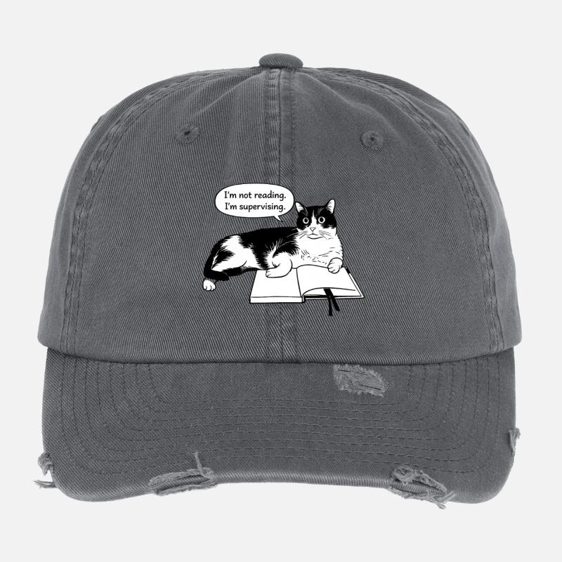 I'm not reading Flexfit Vintage Destroyed Cap