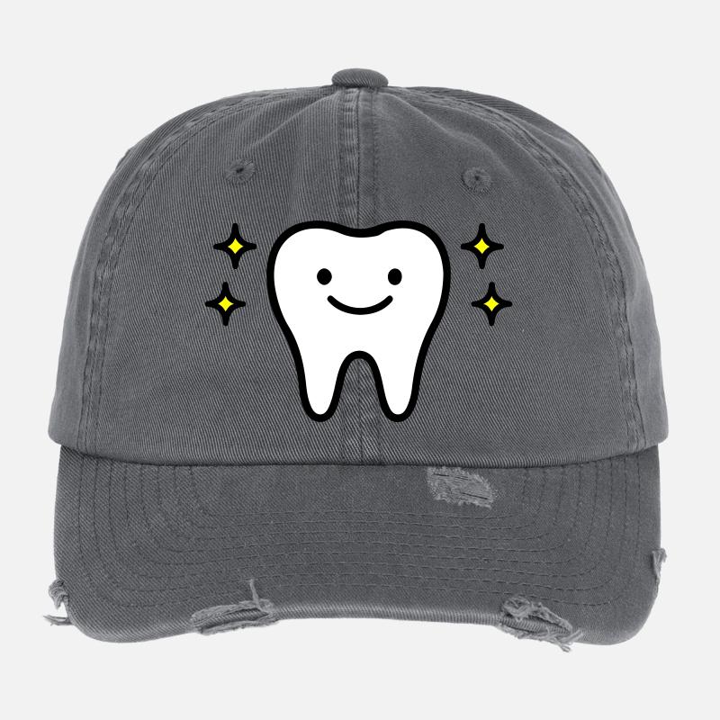Dent mignonne Casquette vintage effet usé Flexfit
