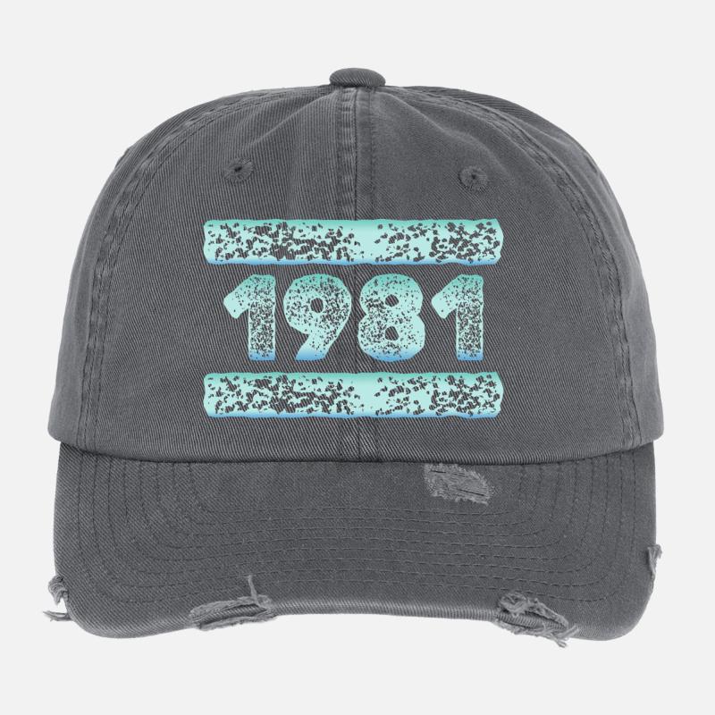 année 1981 Casquette vintage effet usé Flexfit