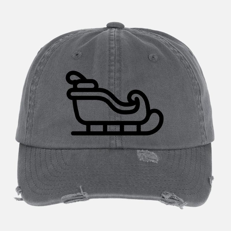 Santa's Schlitten Flexfit Vintage Destroyed Cap