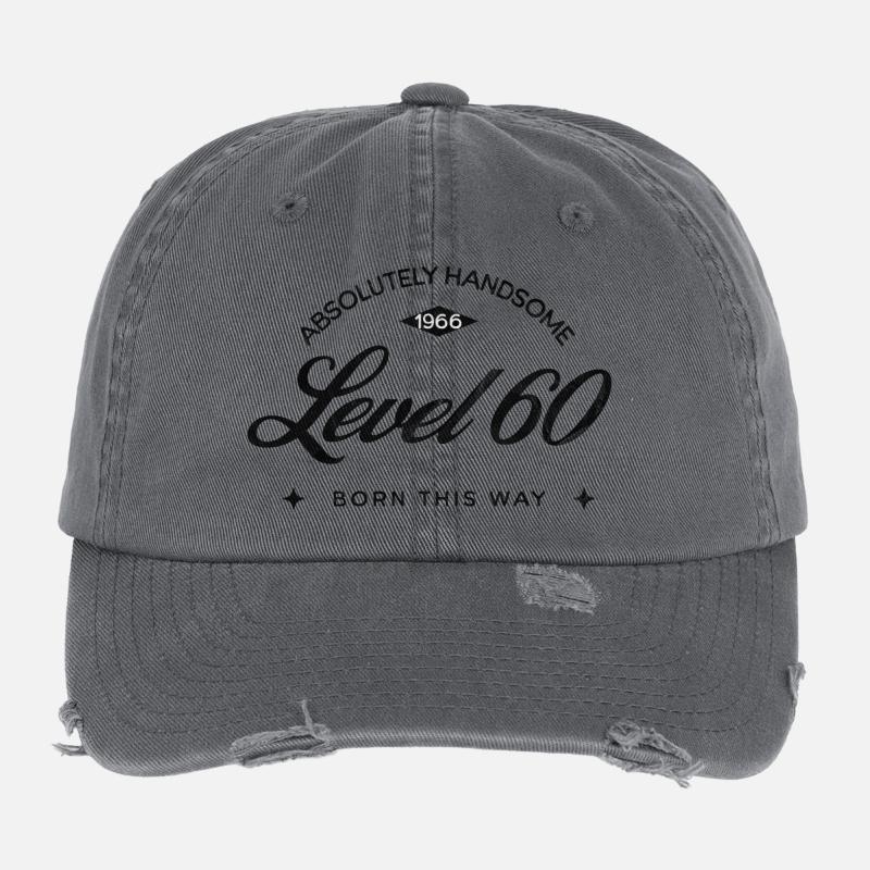 Vintage Born This Way – Absolutely Handsome 60 Flexfit Vintage Destroyed Cap