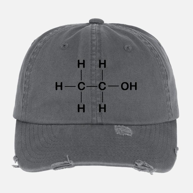 Alkohol Flexfit Vintage Destroyed Cap