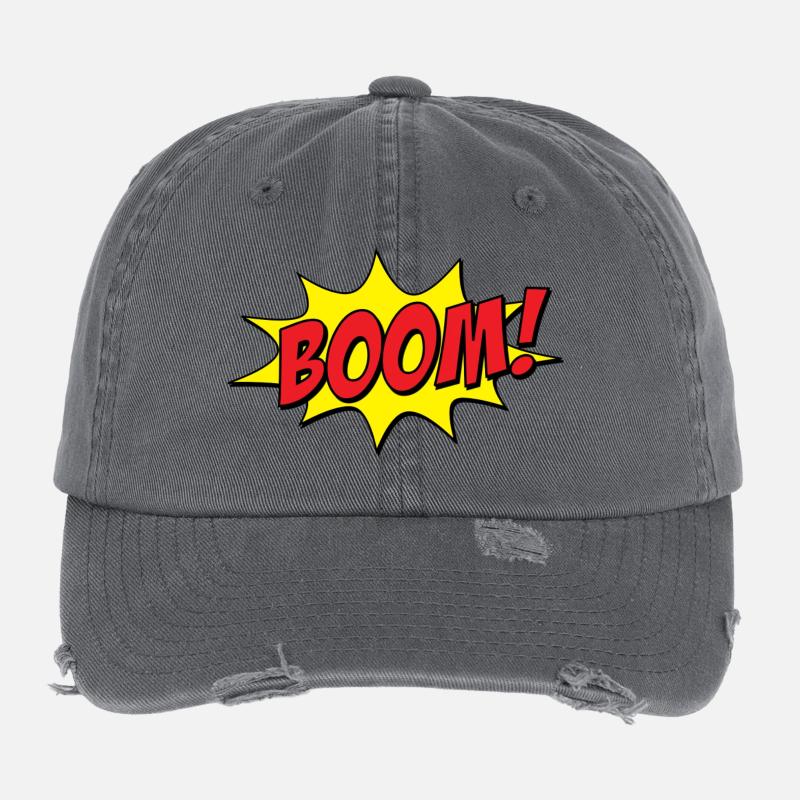 BOOM! Comic Flexfit Vintage Destroyed Cap