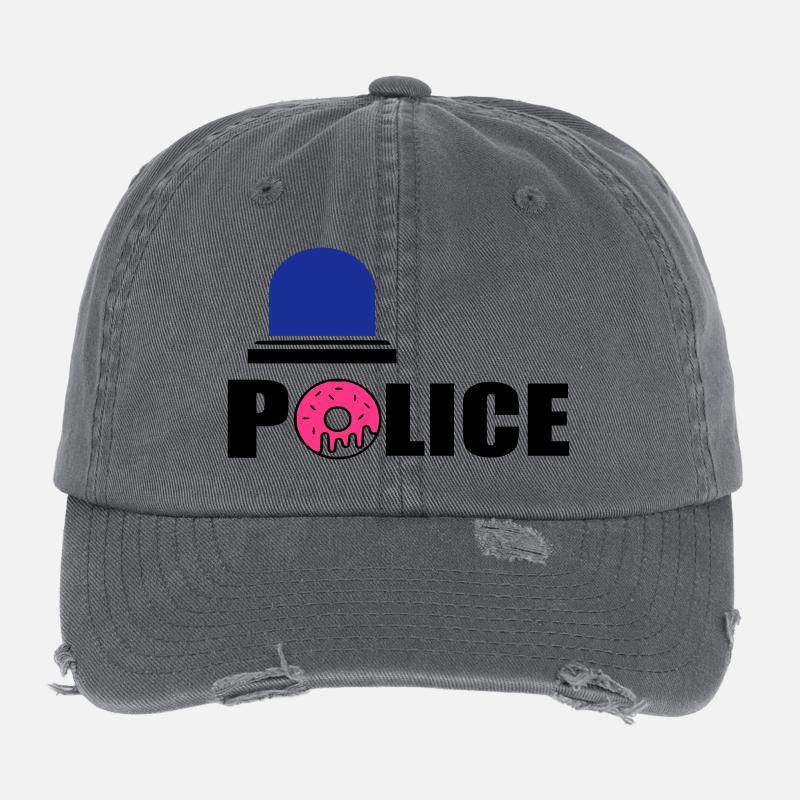 police d Casquette vintage effet usé Flexfit