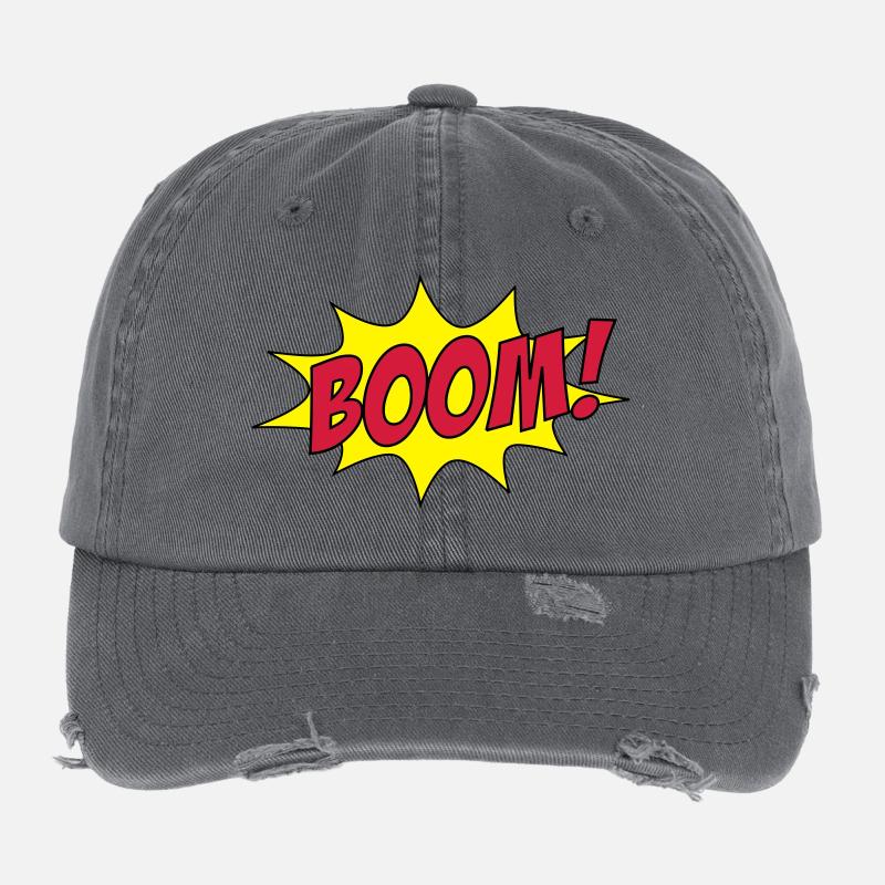 BOOM! Flexfit Vintage Destroyed Cap
