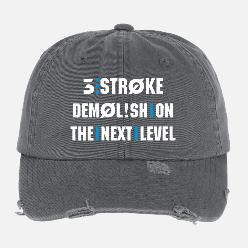 Next Level Flexfit Vintage Destroyed Cap