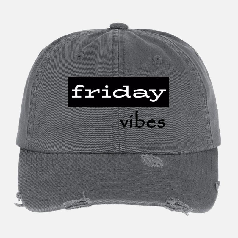 Friday Vibes Flexfit Vintage Destroyed Cap