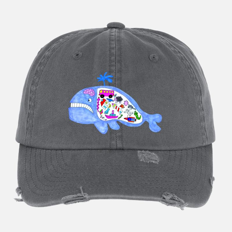choses baleine Casquette vintage effet usé Flexfit