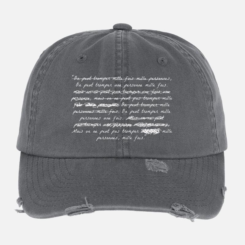 On peut tromper Casquette vintage effet usé Flexfit