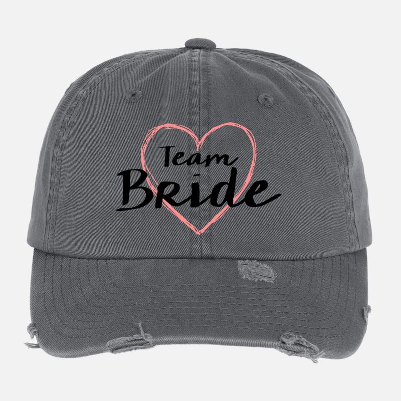 Bachelor Party de l'équipe Bride Heart Casquette vintage effet usé Flexfit