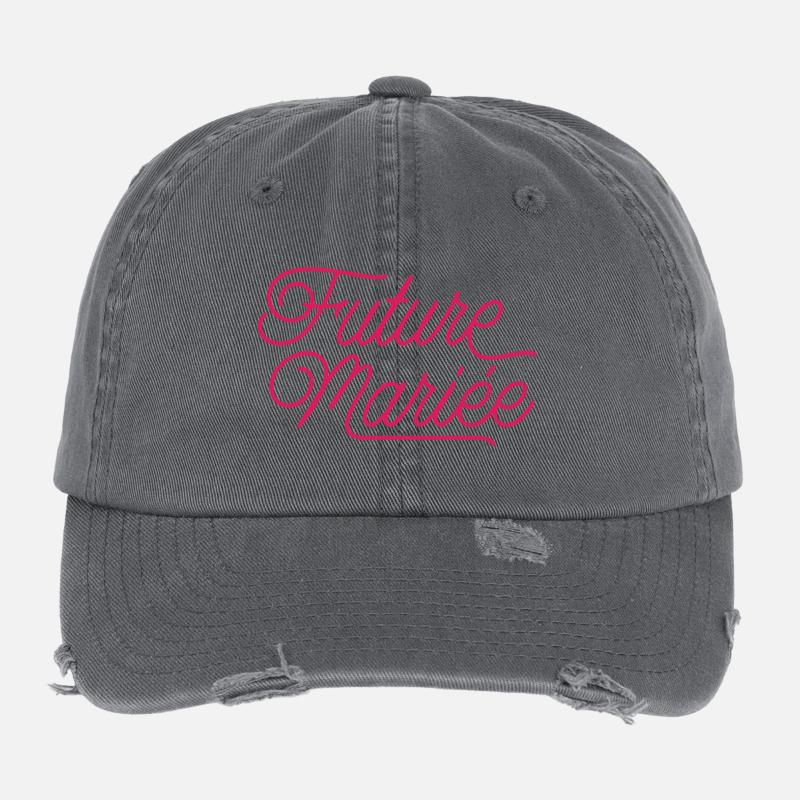 Future mariée evjf Casquette vintage effet usé Flexfit