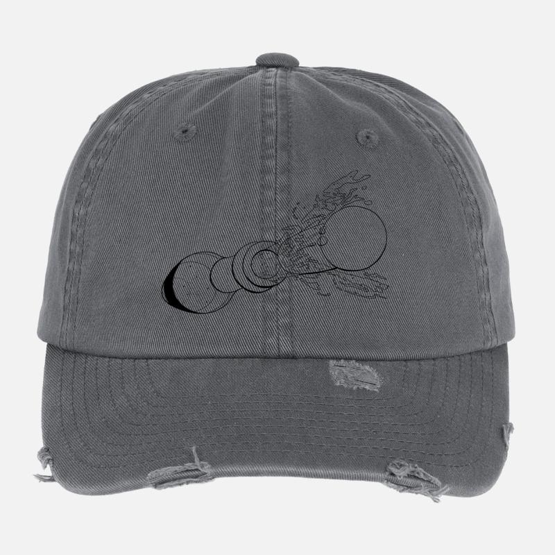 Bonne année - Bouchon de bouteille de Casquette vintage effet usé Flexfit